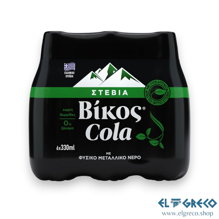 Кола със стевия ''Викос'' 6х330мл.