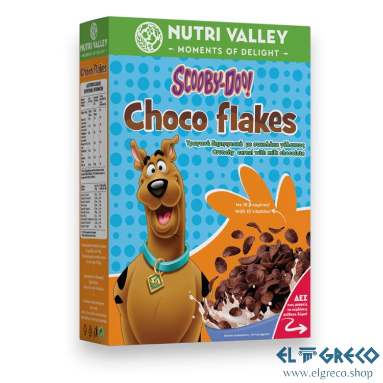 Зърнена Закуска Choco Flakes ''Nutri Valley'' 375гр.