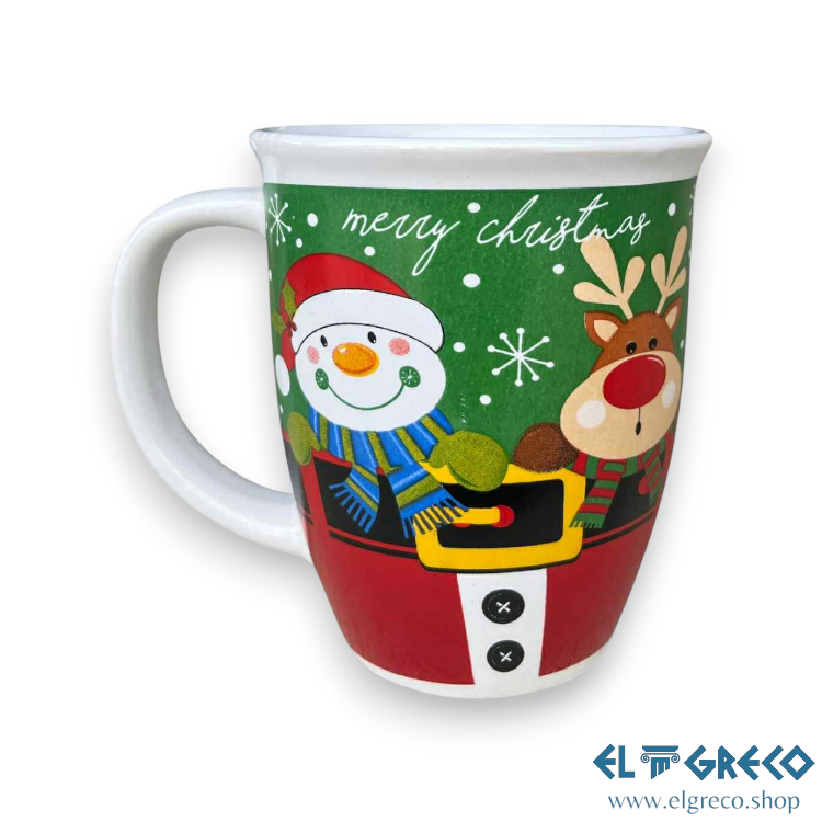 Коледна Чаша за Кафе / Чай "Merry Christmas" 420ml