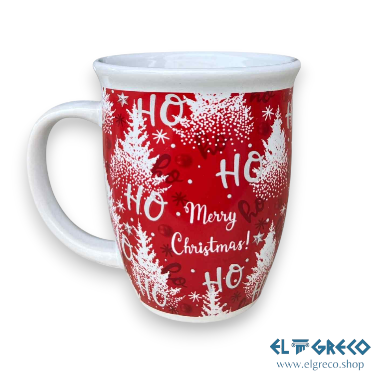Коледна Чаша за Кафе / Чай ''Ho Ho Ho – Merry Christmas'' 420ml