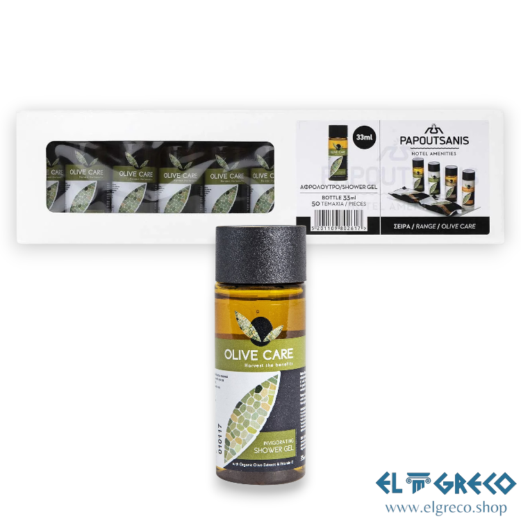 Хотелски Душ Гел Olive Care ''Папуцанис'' 35мл./50бр.