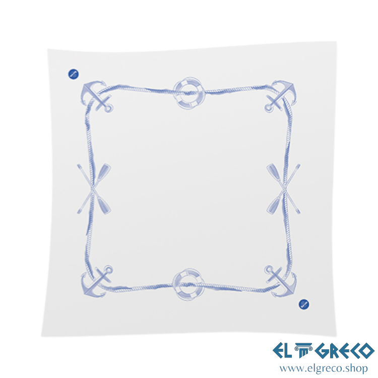 Еднократна Покривка в Гръцки Стил "Pappy Soft" 1x1m - 100 бр.