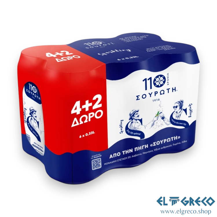 Газирана Вода "Суроти" 6х330ml