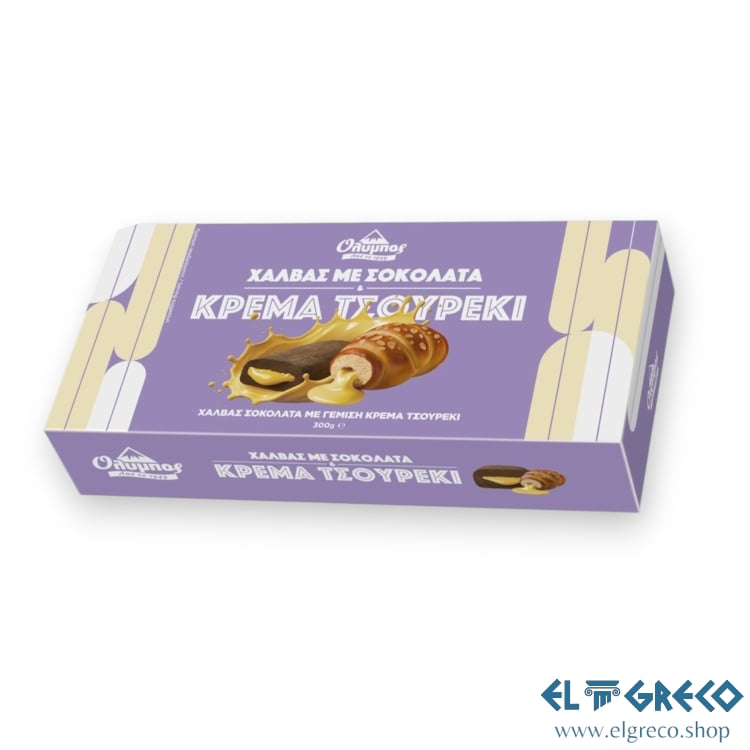 Халва със Черен Шоколад и Козунак "Олимбос" 300гр.