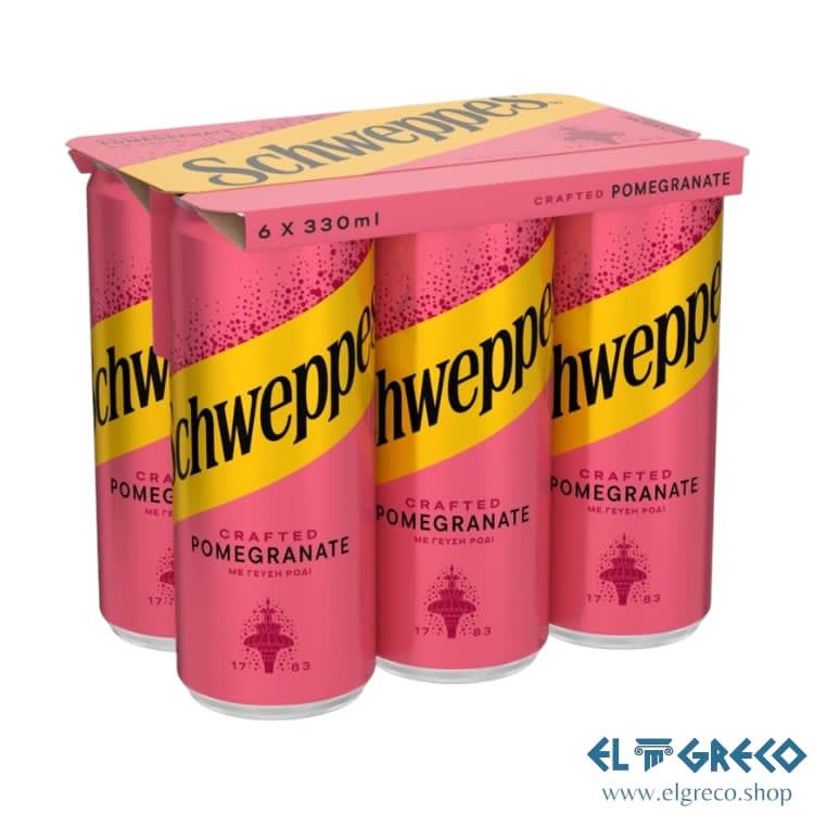 Газирана Безалкохолна Напитка с Нар "Schweppes" 6x330ml