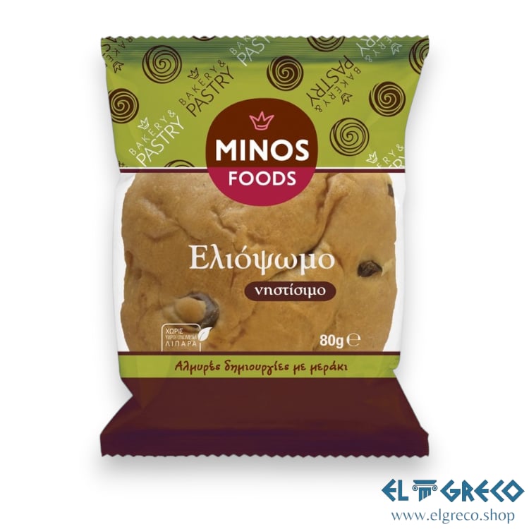 Постен Хляб с Маслини "Minos" 80гр.