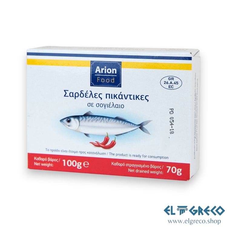 Пикантни Сардини "Arion" 100гр.