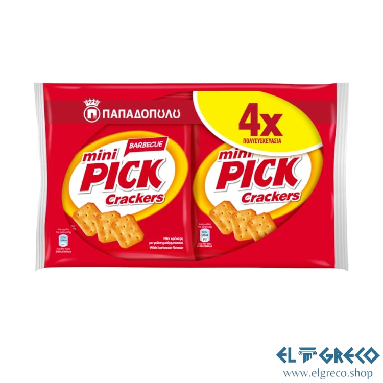 Mini Pick Cracker BBQ ''Пападопулу'' 4x70гр.