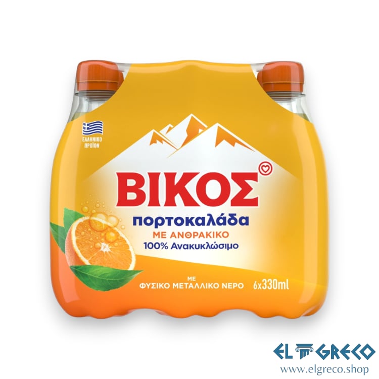 Газирана Портокалада ''Викос'' 6х330мл.