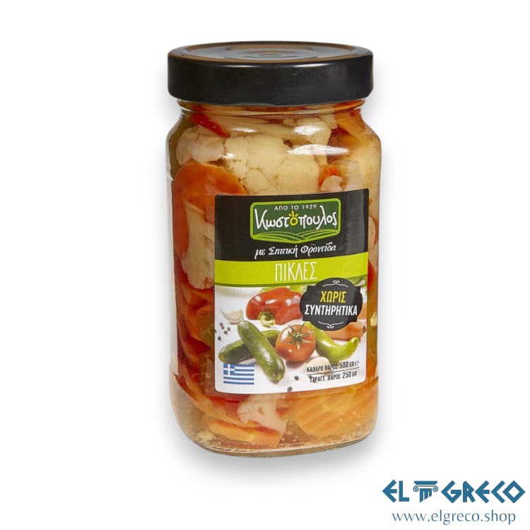 Смесена Туршия Без Консерванти “Костопулос” 500гр.