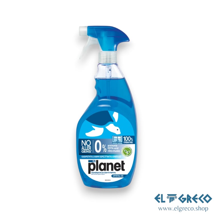 Почистващ Препарат за Стъкла Crystal Ice “Планет” 1000мл.