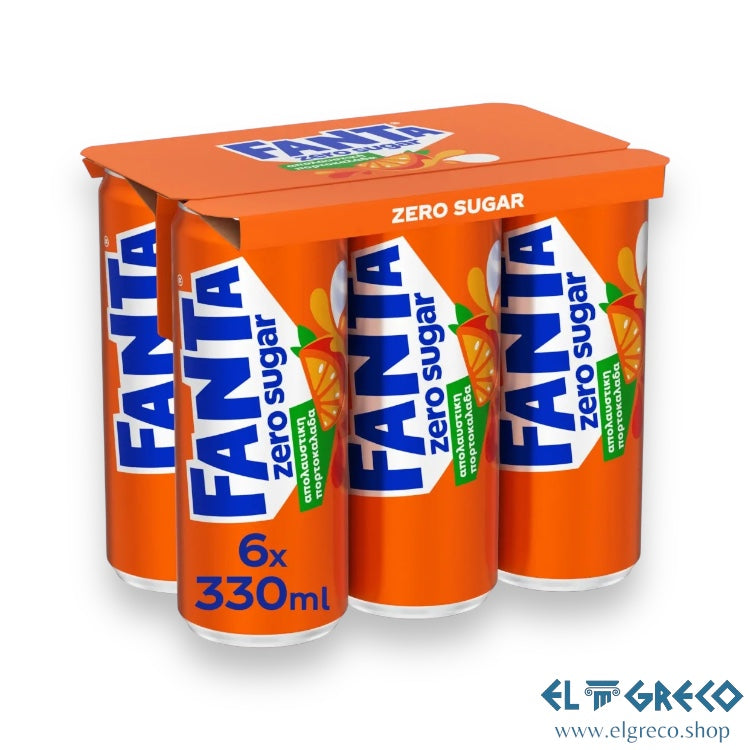 Фанта Портокал Зеро 6х330ml