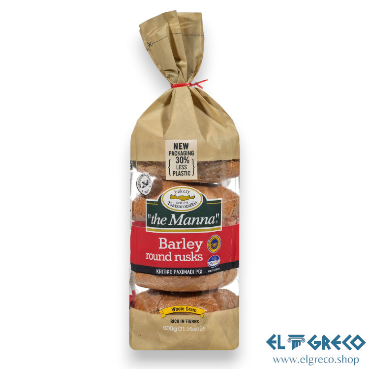 Пълнозърнести Ечемичени Сухари  ''To Manna'' 600гр.