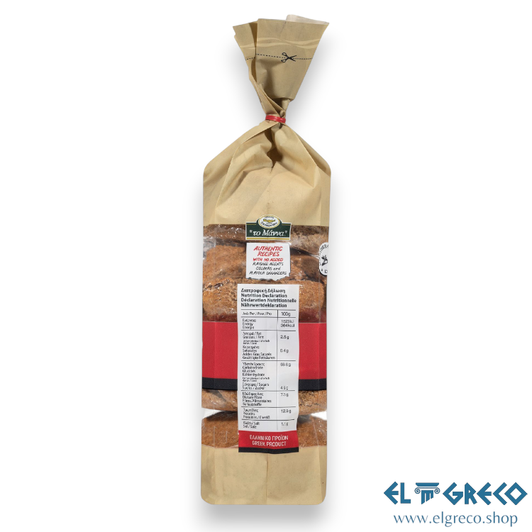 Пълнозърнести Ечемичени Сухари  ''To Manna'' 600гр.