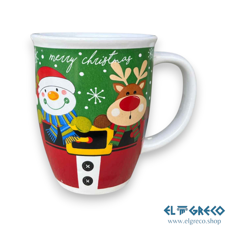 Коледна Чаша за Кафе / Чай "Merry Christmas" 420ml
