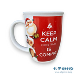Коледна Чаша за Кафе /  Чай ''Keep Calm Christmas is Coming''  420ml